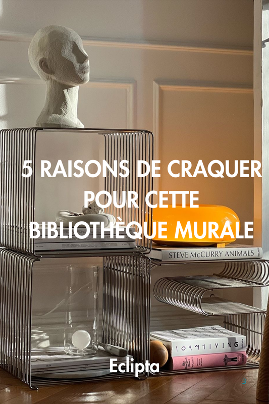 5 Raisons d’Adopter Notre Bibliothèque Murale Design Polyvalente
