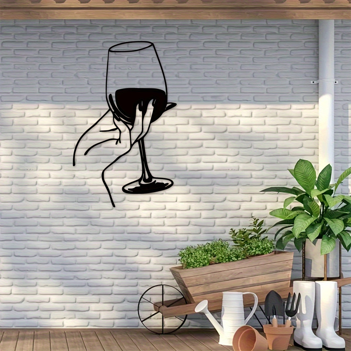 Art Unique pour Intérieur - Femme pour Amateurs de Vin Eclipta