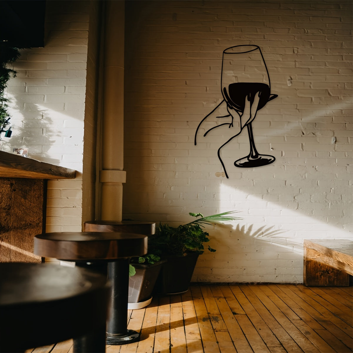 Art Unique pour Intérieur - Femme pour Amateurs de Vin Eclipta