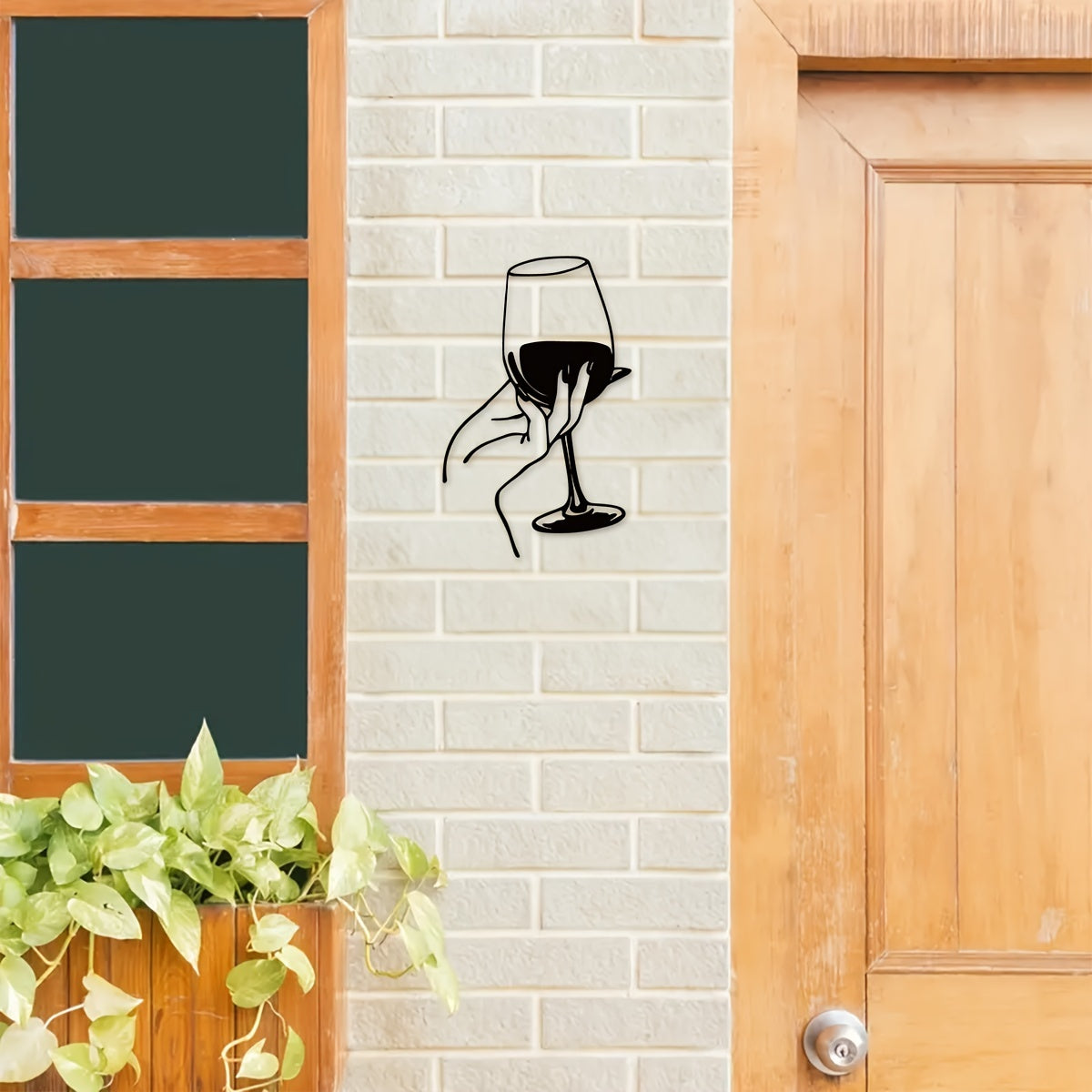 Art Unique pour Intérieur - Femme pour Amateurs de Vin Eclipta