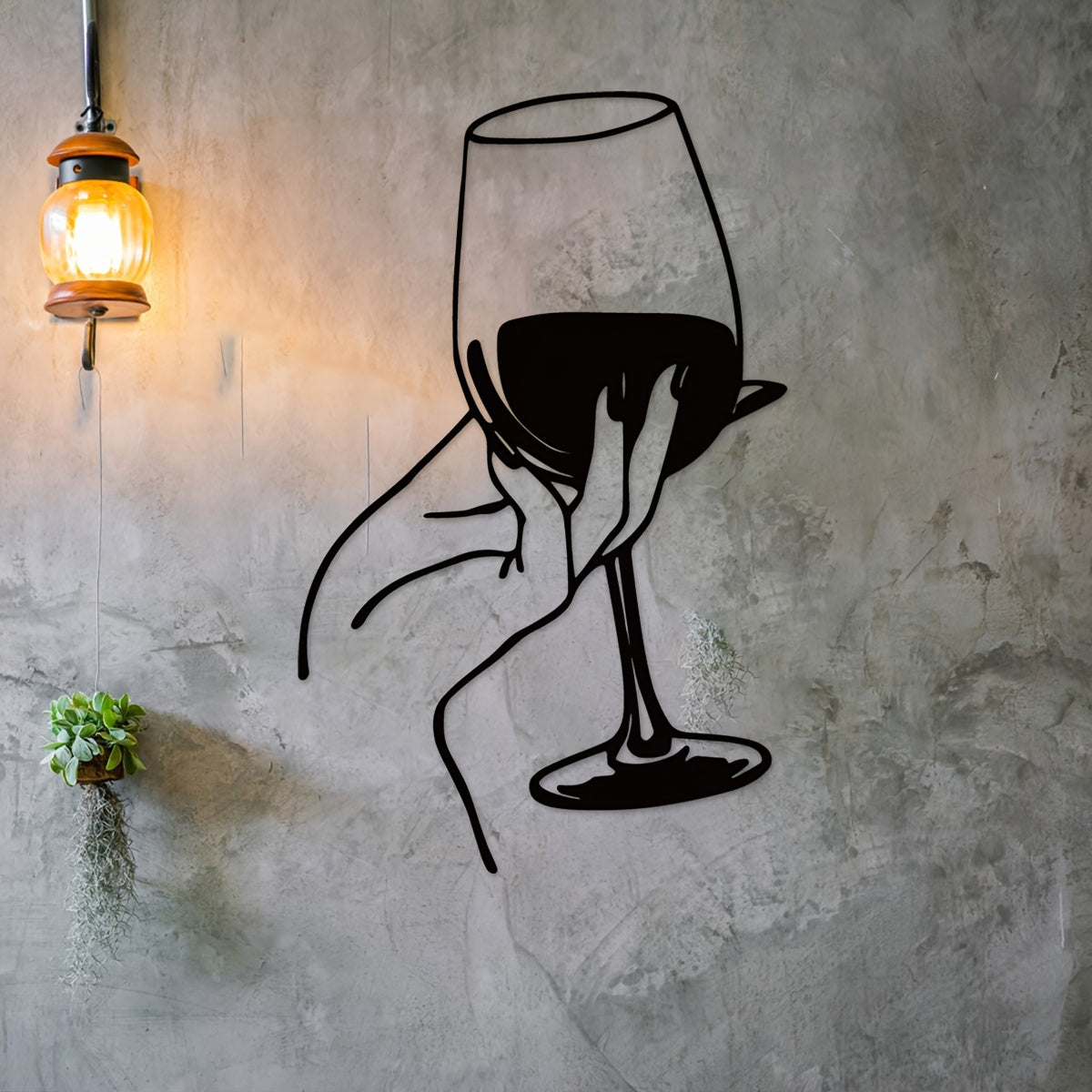 Art Unique pour Intérieur - Femme pour Amateurs de Vin Eclipta