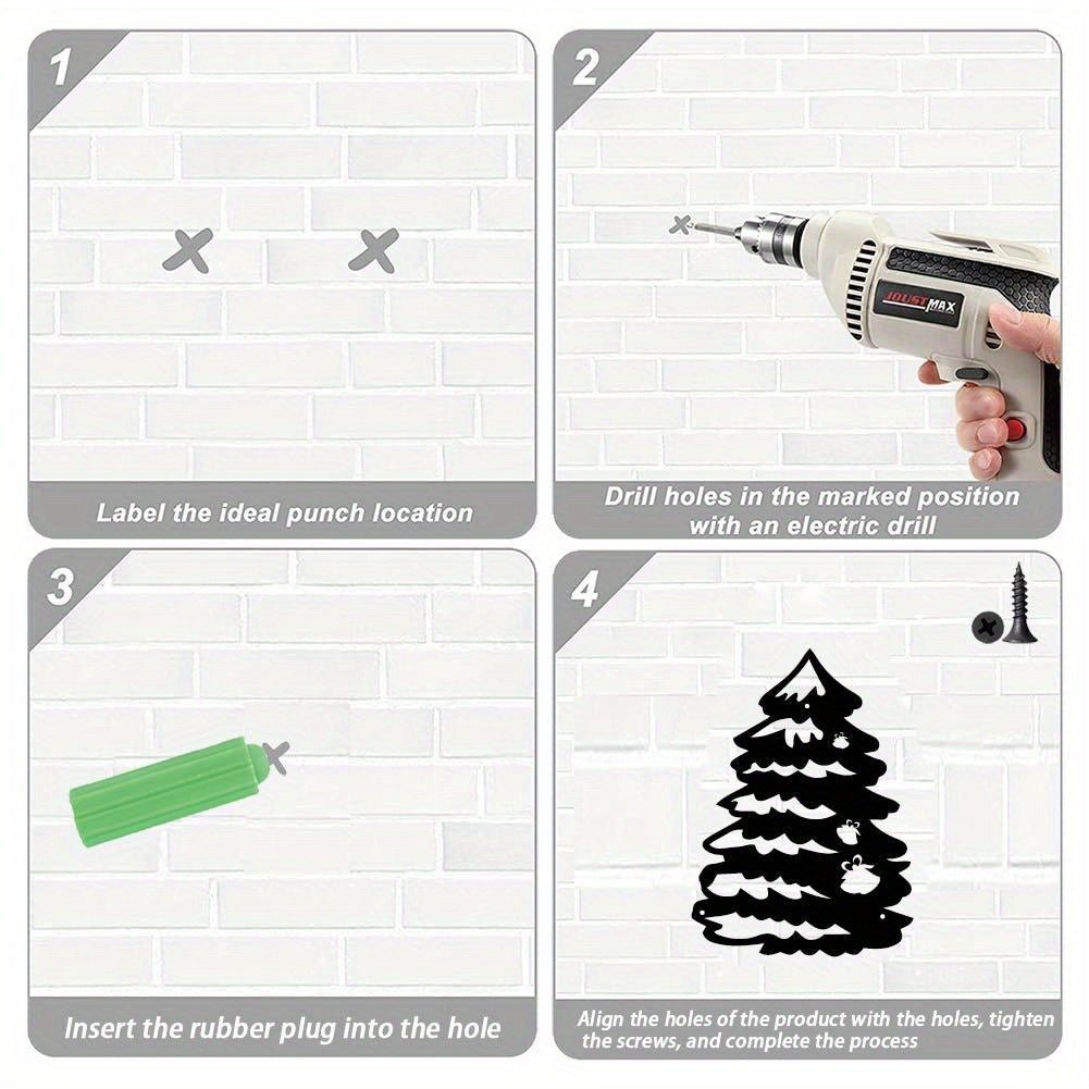 Déco Murale Métal Sapin Élégancect_name# - Eclipta
