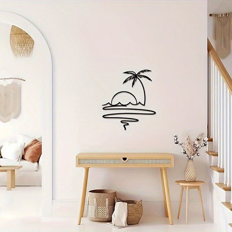Déco Murale Métal Soleil & Océanct_name# - Eclipta