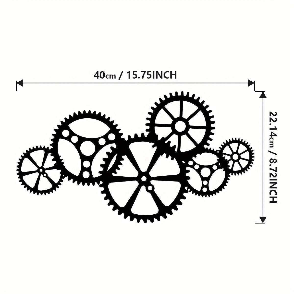 Déco Murale Métal Steampunkct_name# - Eclipta