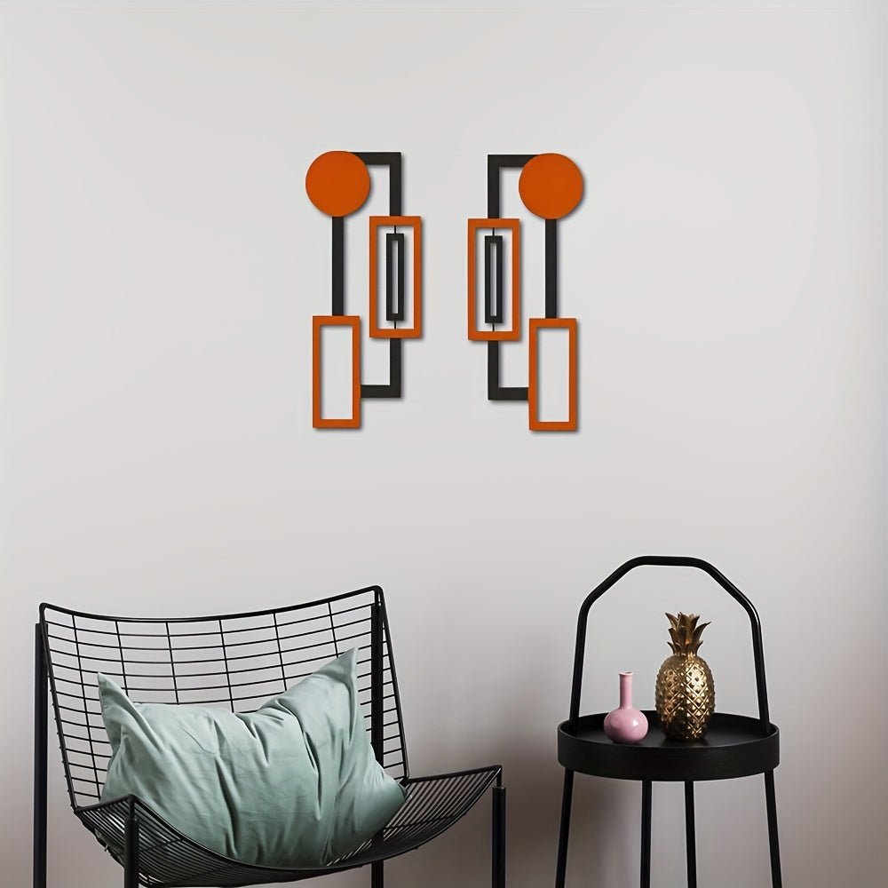 Duo d’Art Mural Métalliquect_name# - Eclipta