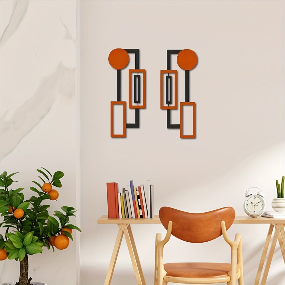 Duo d’Art Mural Métalliquect_name# - Eclipta