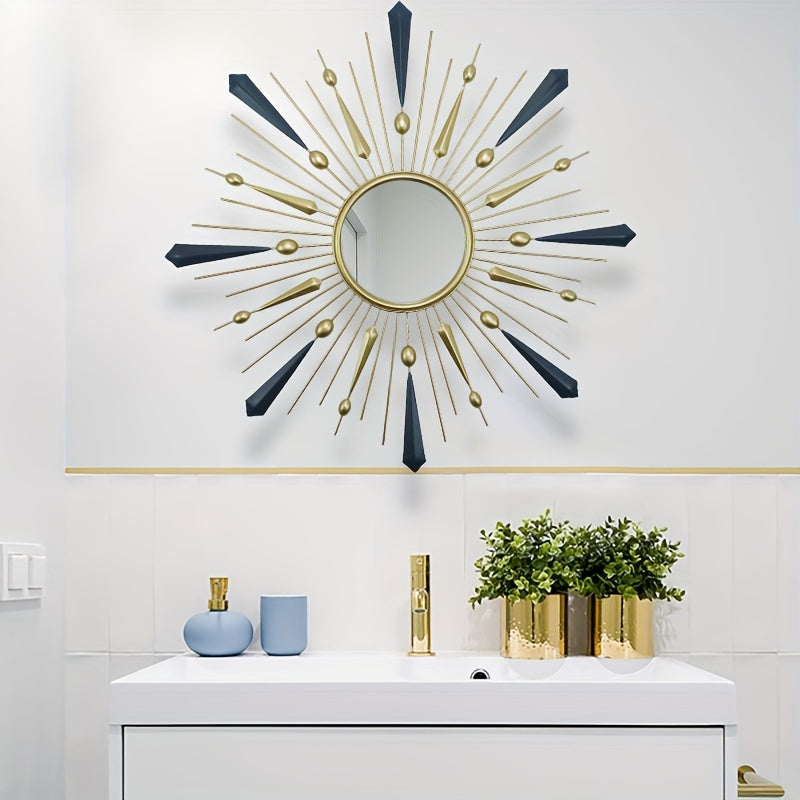 Miroir Mural en Fer Moderne Eclipta