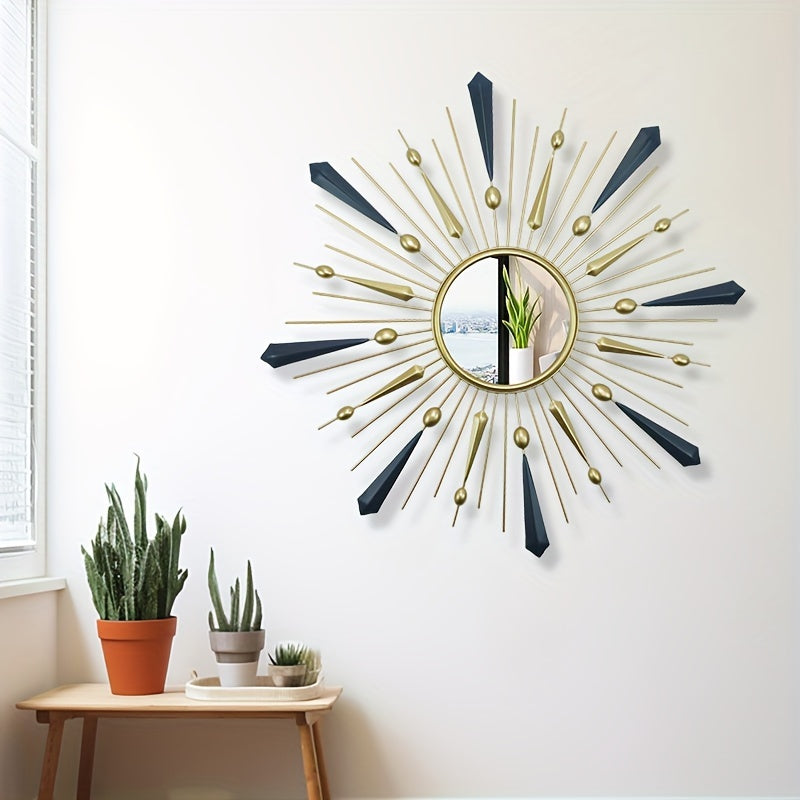 Miroir Mural en Fer Moderne Eclipta