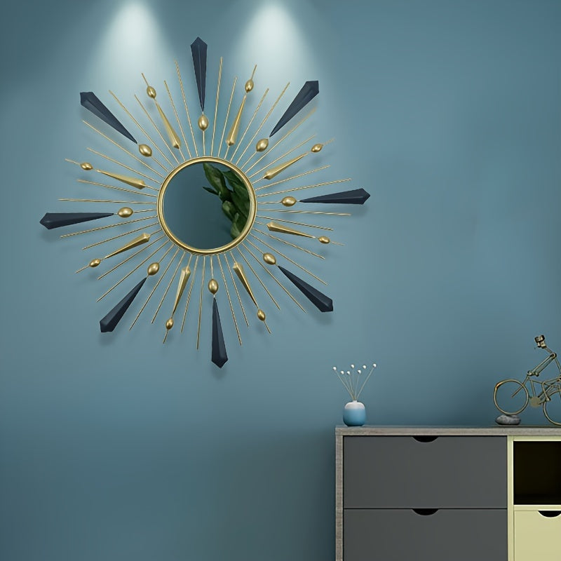 Miroir Mural en Fer Moderne Eclipta