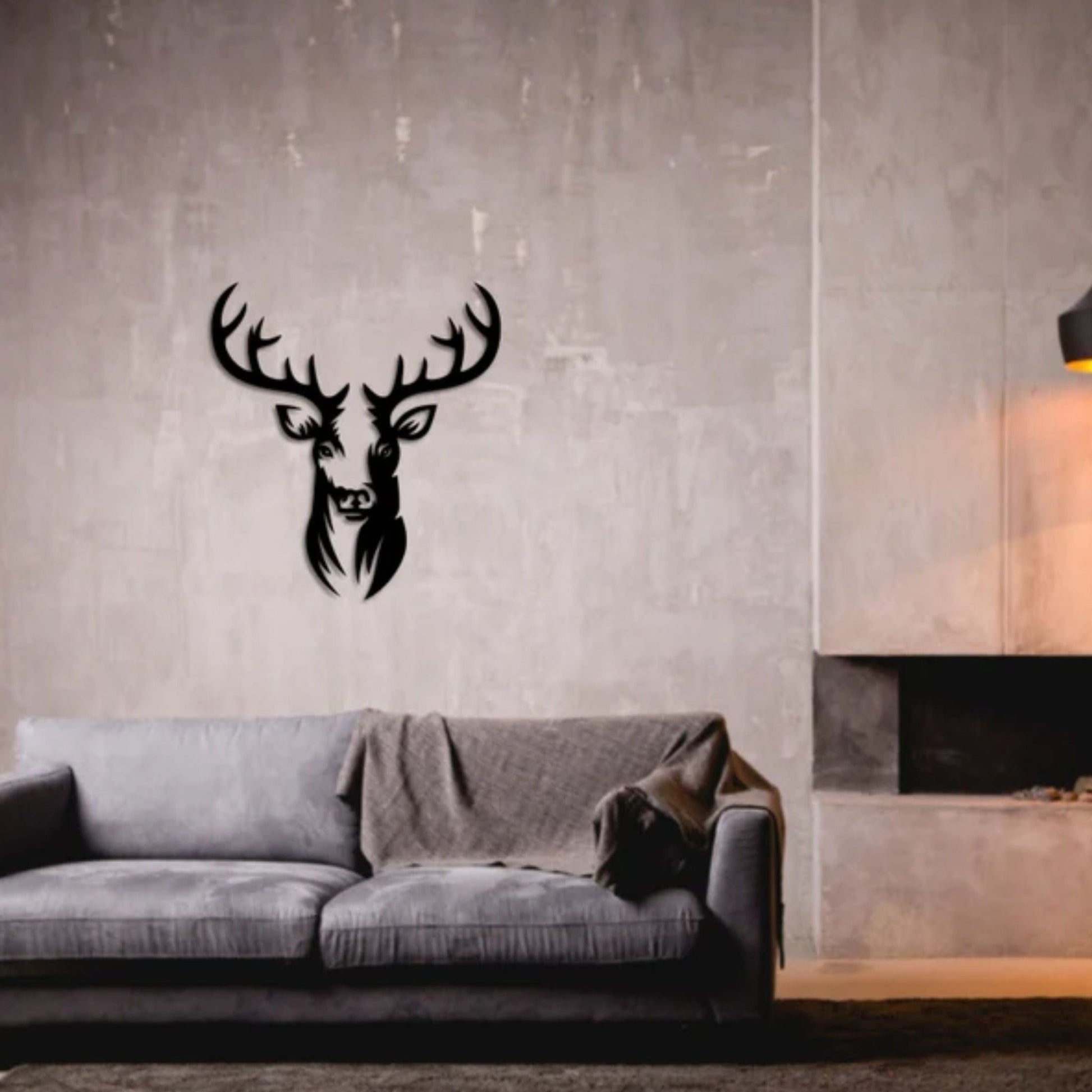 Déco murale métal Cerfct_name# - Eclipta