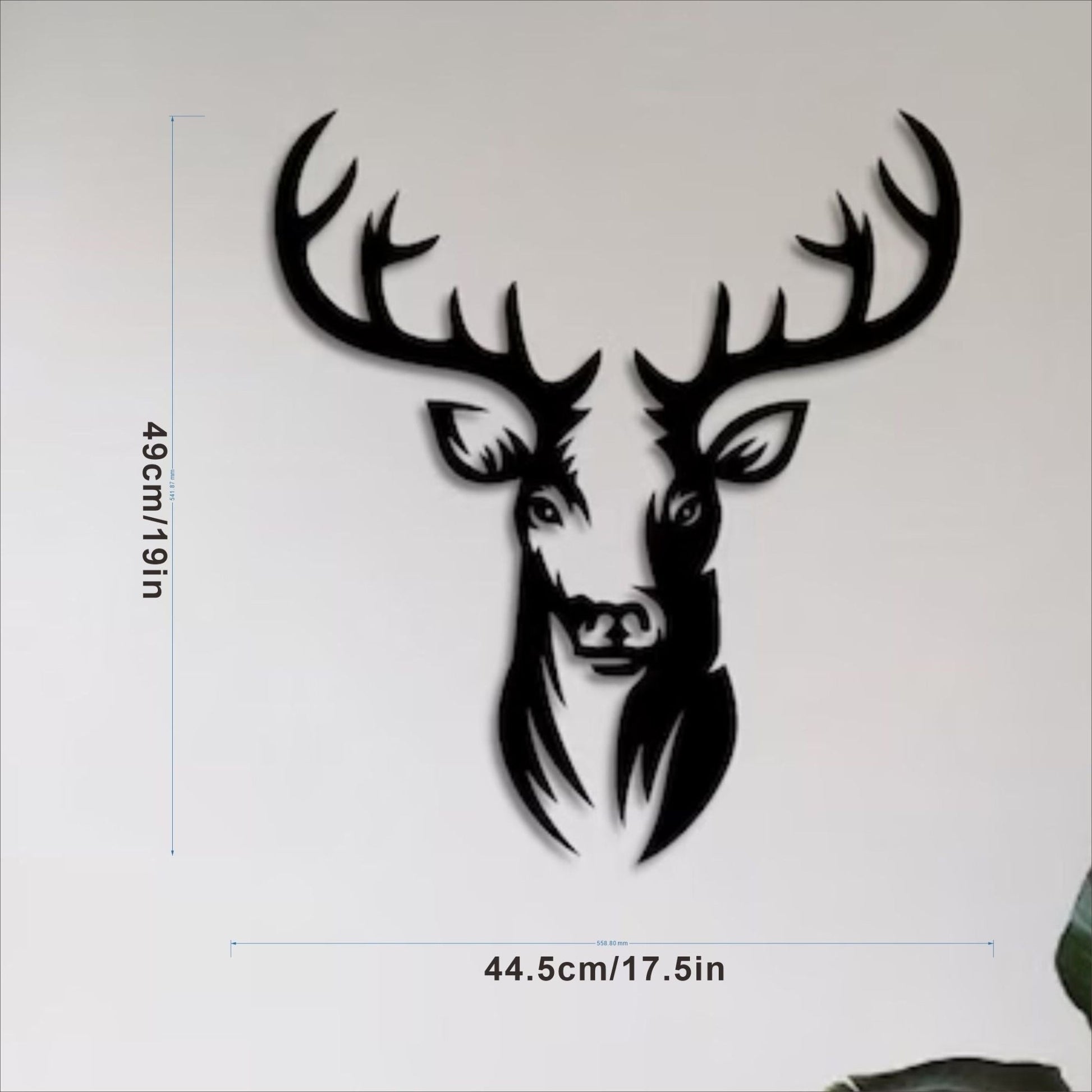 Déco murale métal Cerfct_name# - Eclipta