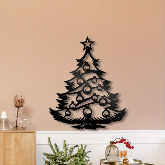 Déco Murale Métal Sapin Ambiance Festivect_name# - Eclipta