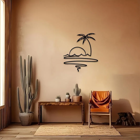 Déco Murale Métal Soleil & Océanct_name# - Eclipta