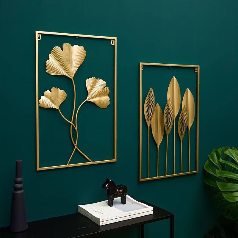 Décoration Murale Métal Feuillect_name# - Eclipta