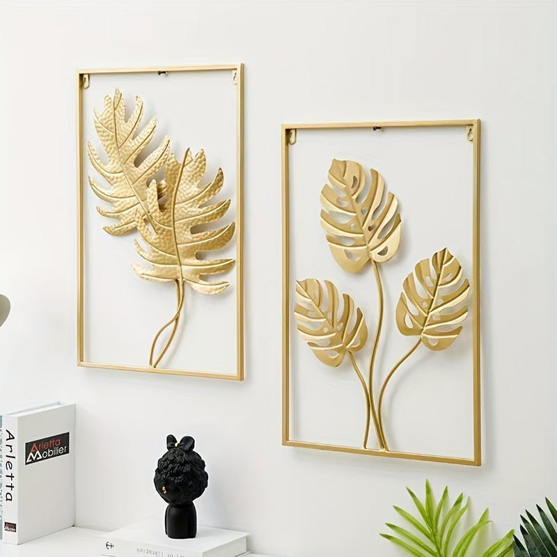 Décoration Murale Métal Feuillect_name# - Eclipta