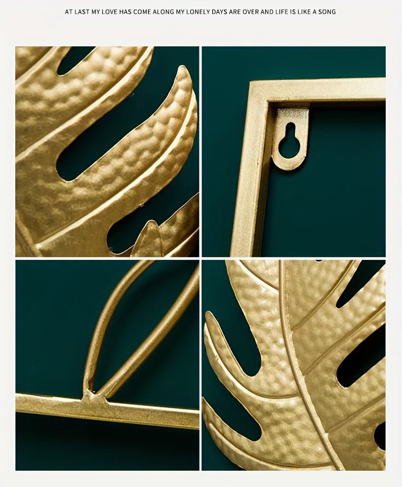Décoration Murale Métal Feuillect_name# - Eclipta