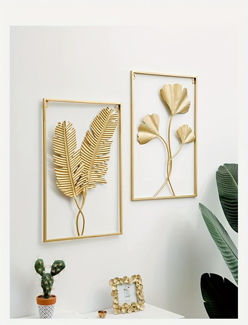 Décoration Murale Métal Feuillect_name# - Eclipta