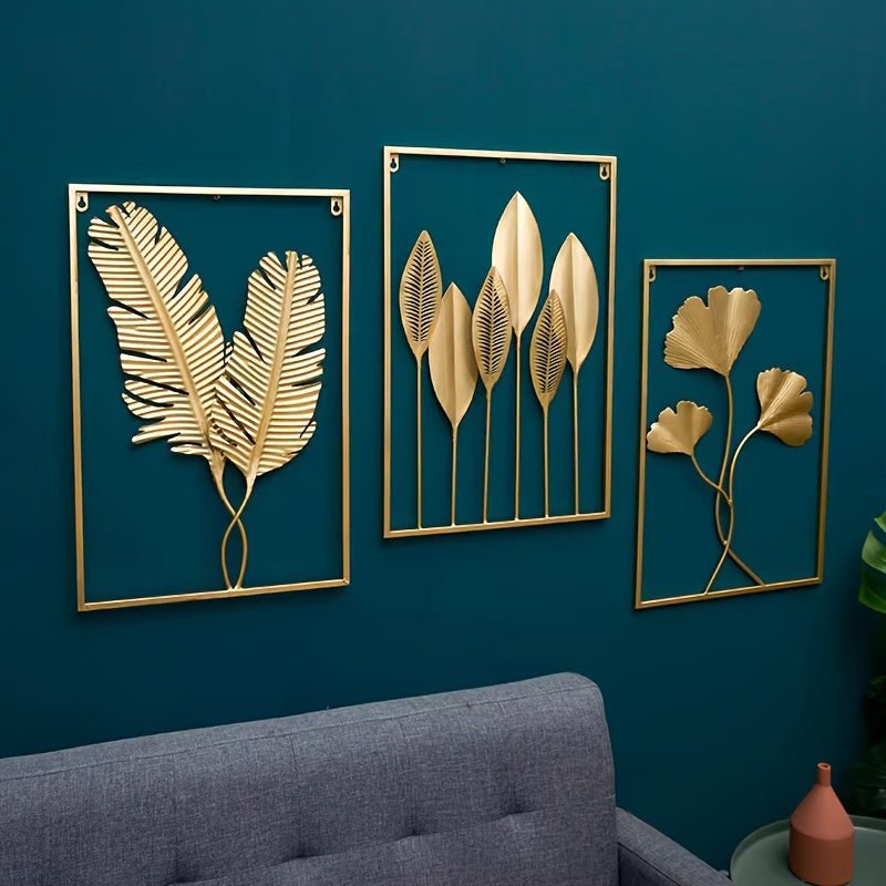 Décoration Murale Métal Feuillect_name# - Eclipta