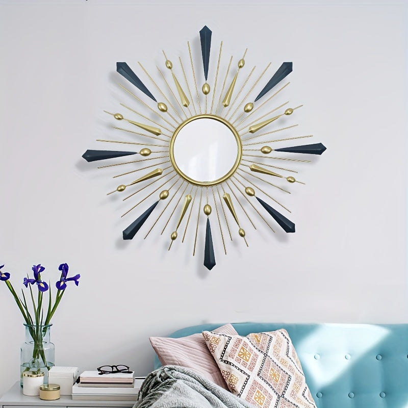 Miroir Mural en Fer Moderne Eclipta