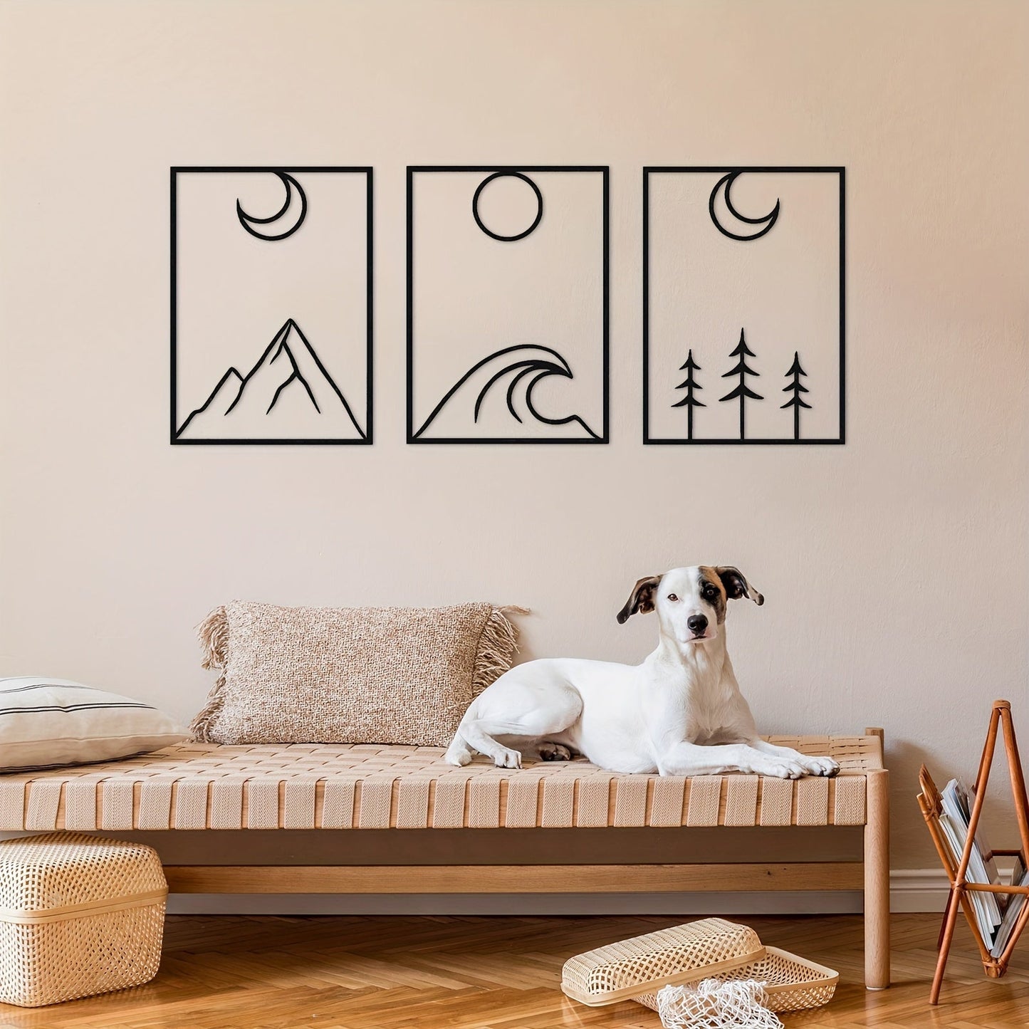 Lot de 3 Décos Murales Métalct_name# - Eclipta