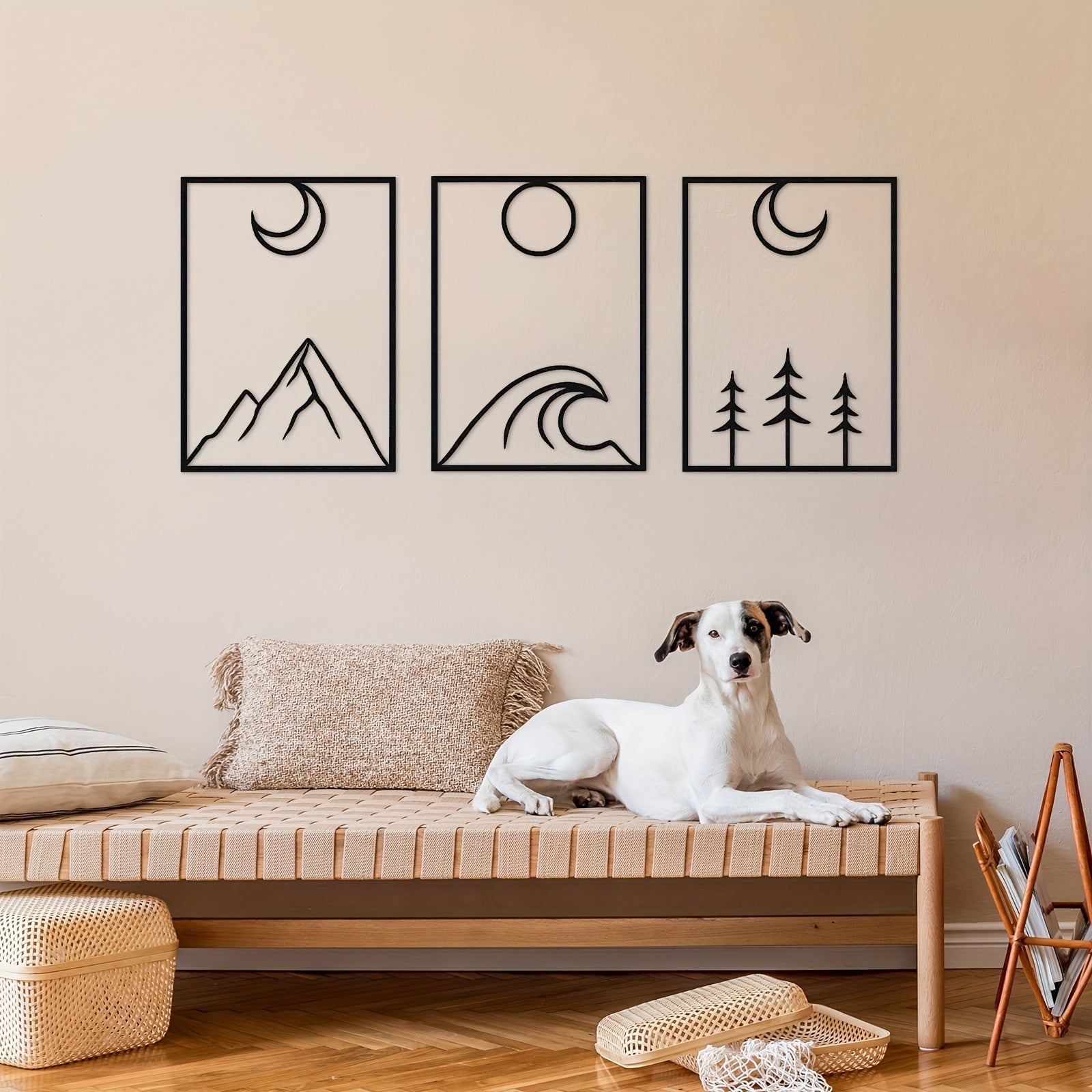 Lot de 3 Décos Murales Métalct_name# - Eclipta