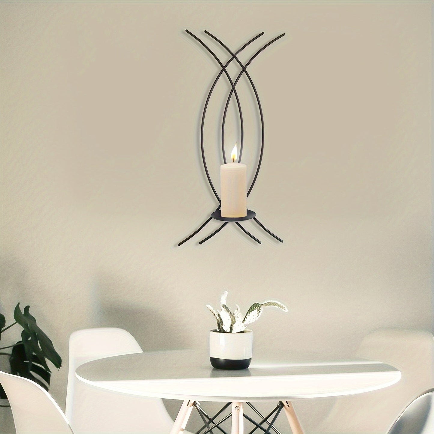Porte - Bougie Mural Courbéct_name# - Eclipta