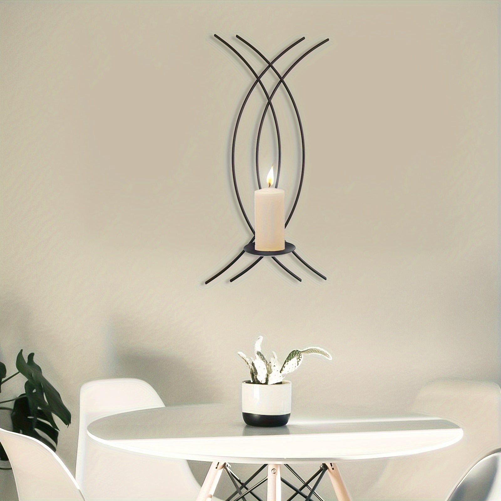 Porte - Bougie Mural Courbéct_name# - Eclipta