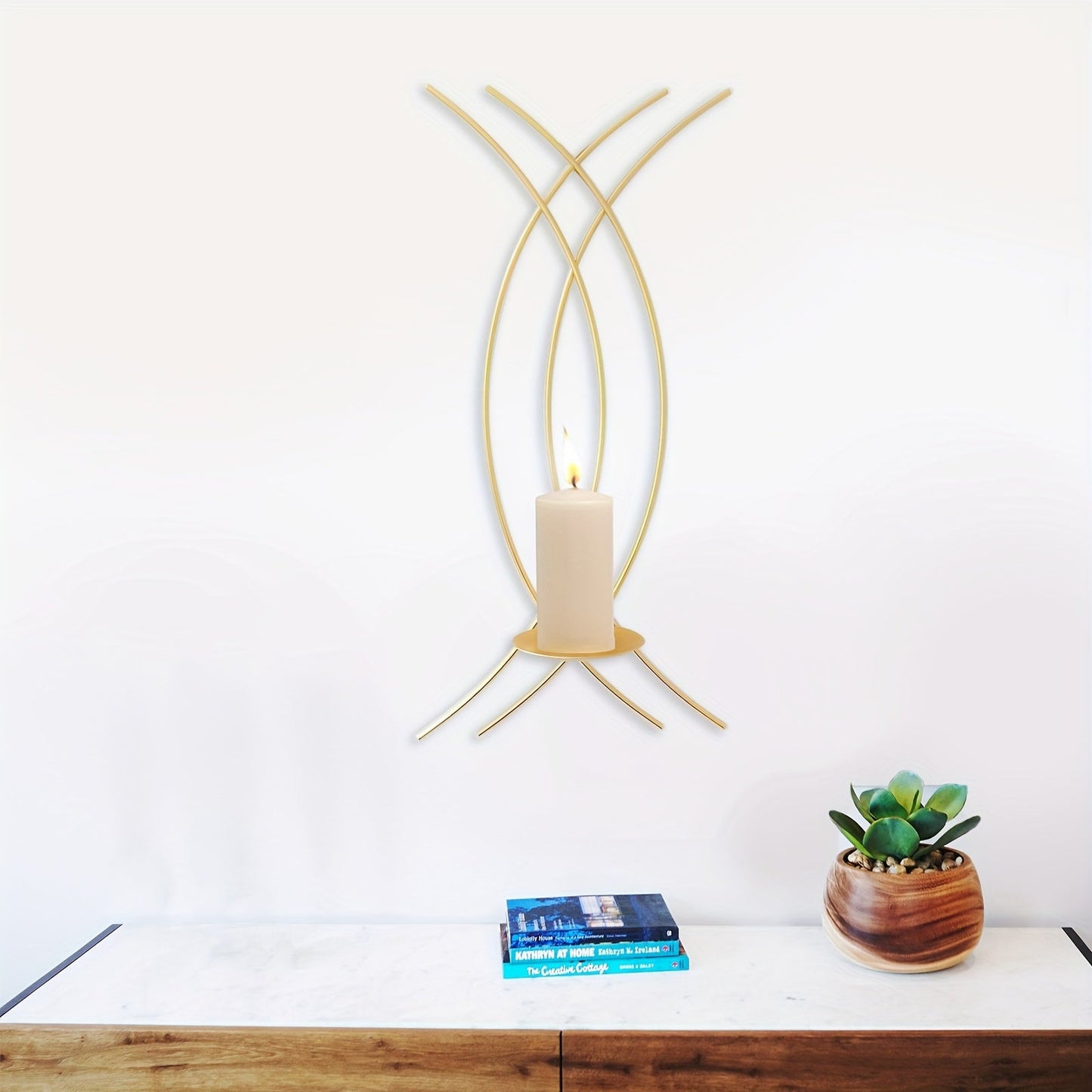 Porte - Bougie Mural Courbéct_name# - Eclipta