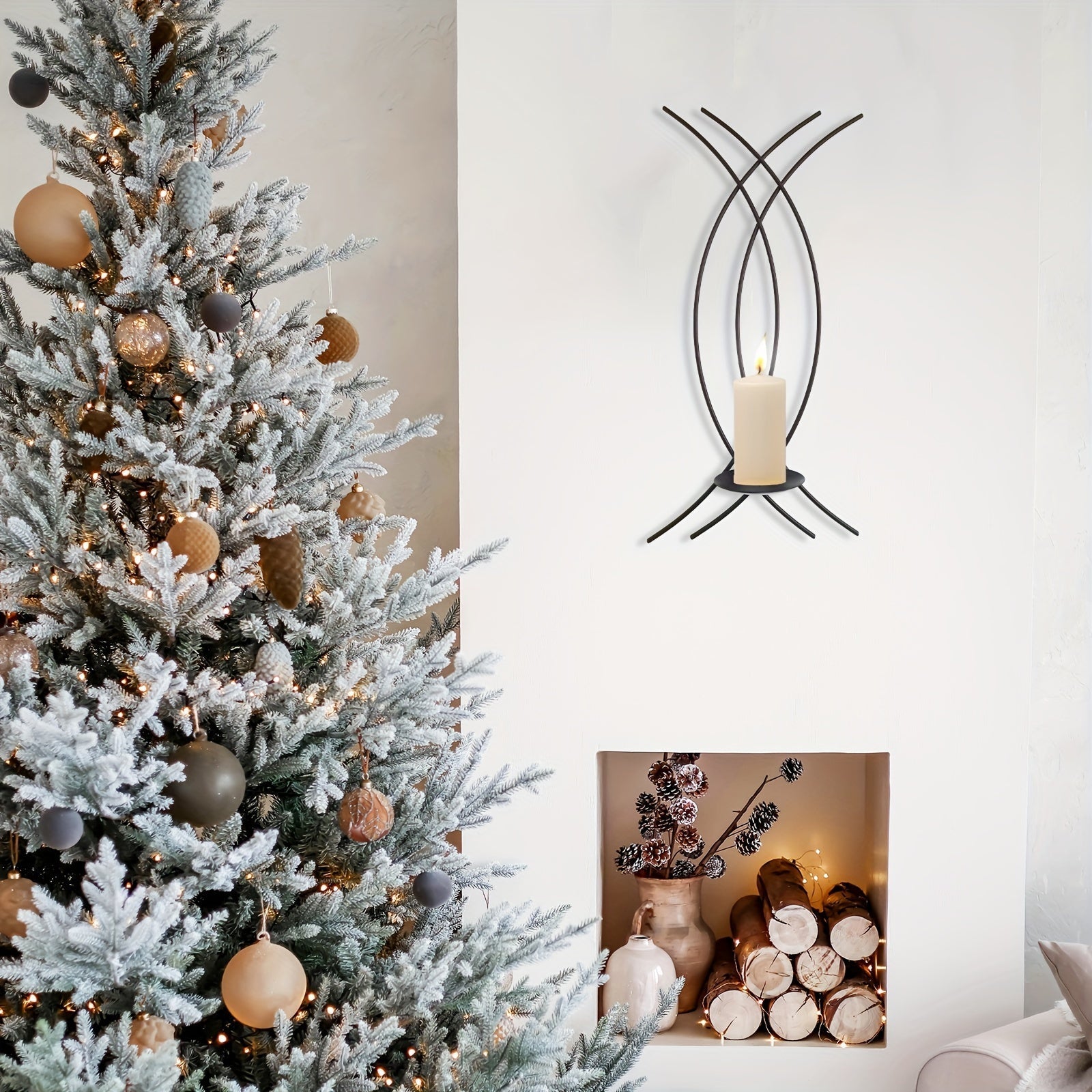 Porte - Bougie Mural Courbéct_name# - Eclipta