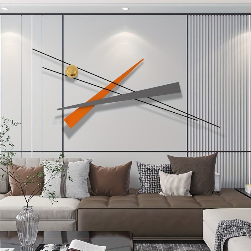 Sculpture Murale Métallique Doréect_name# - Eclipta